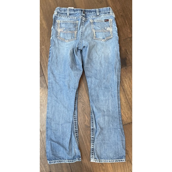 Ariat FR M4 Jeans CAT 2 2112 Low Rise Boot Blue Denim Flame Resistant 36X34 - Picture 4 of 5